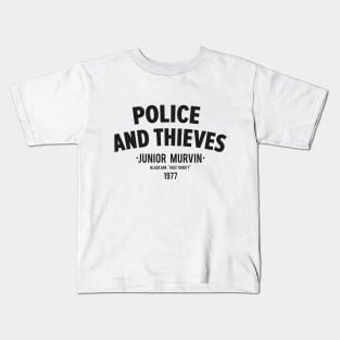 Police and Thieves: A Timeless Reggae Anthem Kids T-Shirt